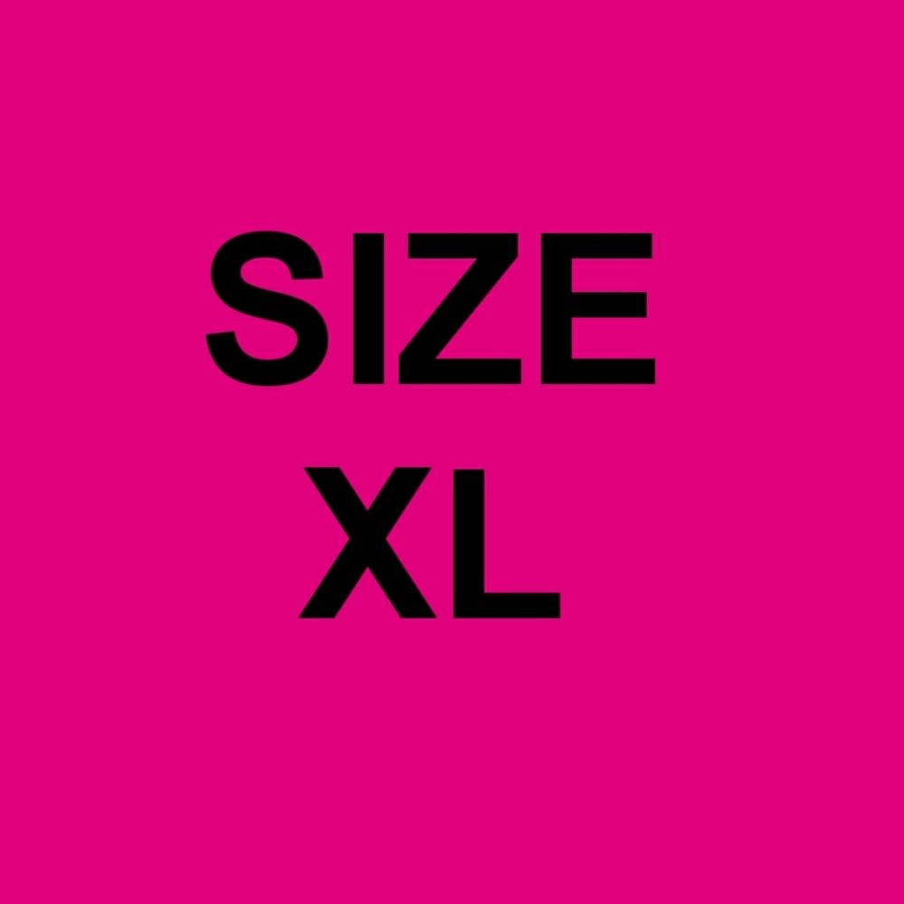 SIZE XL below